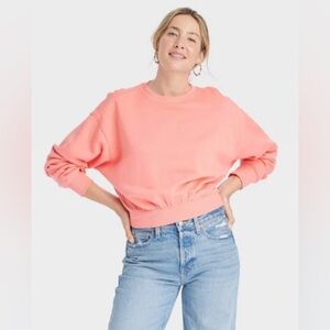 Sideffects Pullover Blouse with buttons on the shoulders | NWT | Size M